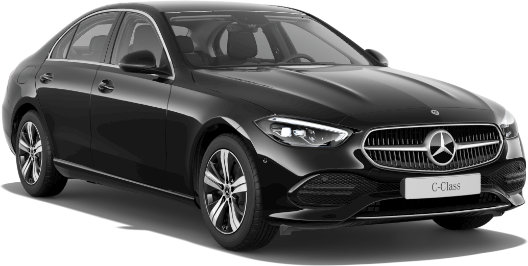 Limousine für komfortablen Flughafentransfer, geeignet für bis zu 4 Personen und 3 Koffer.